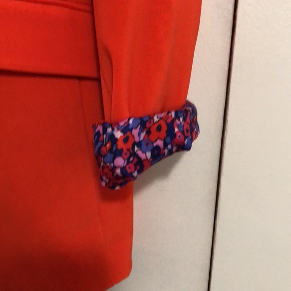 Bright Orange Blazer By Twiggy Size Large - Picture 2 of 6